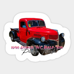 1946 Dodge WC Half-Ton Pickup Truck Sticker